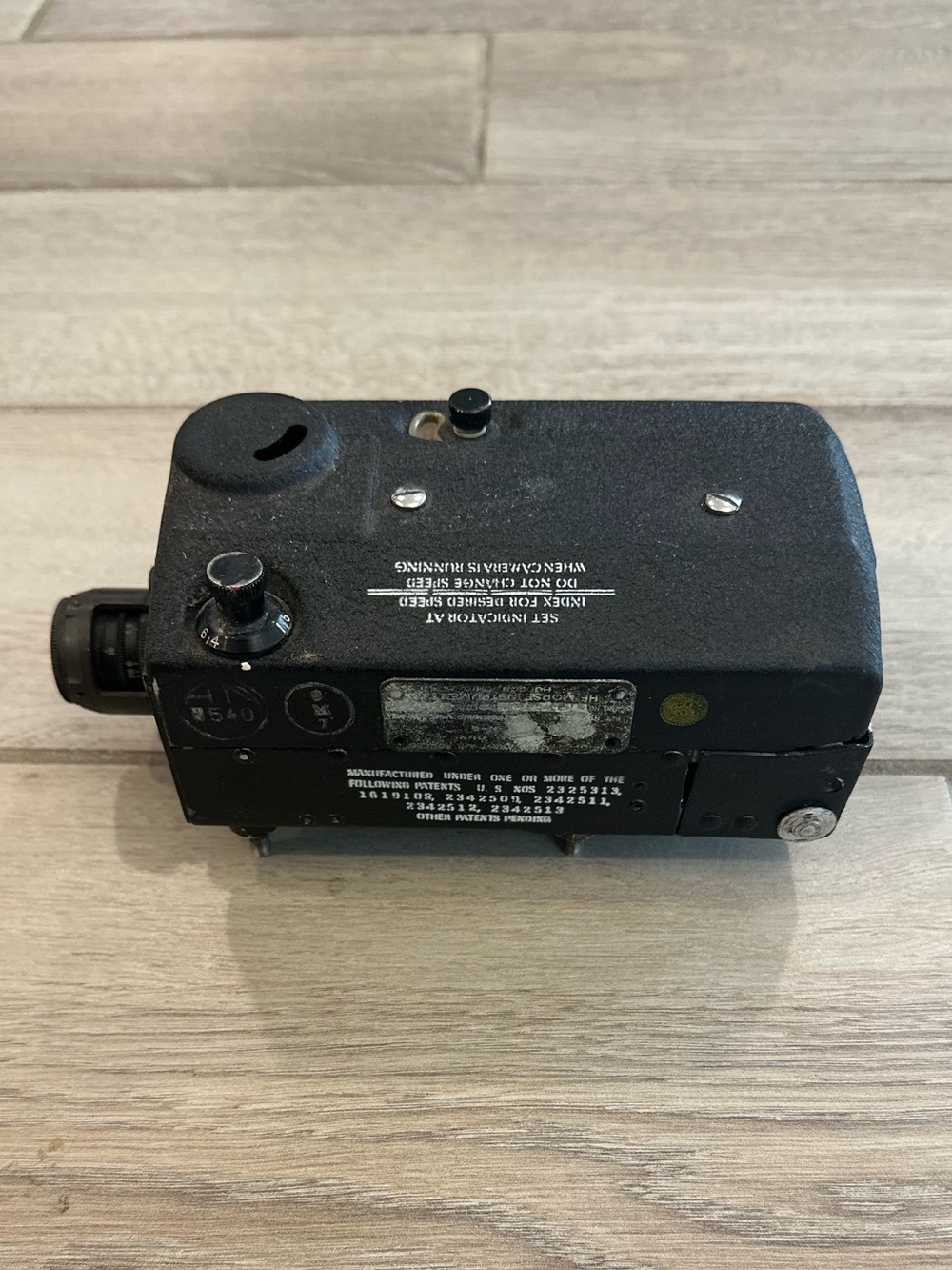 VTG WWII U.S. Military Aircraft Gun Camera Morse Instrument Co. Type N-6